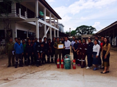 fire fighting training on 6 july 2018